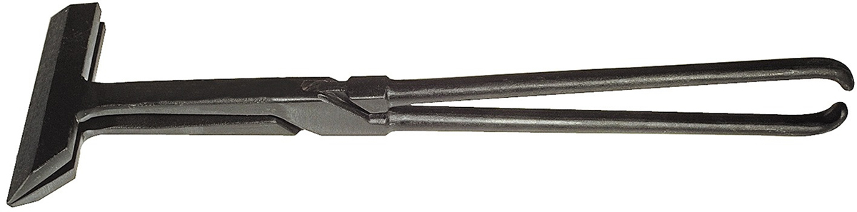 STUBAI Dektang, recht, 160mm, kant schuin 45° (2823 25)